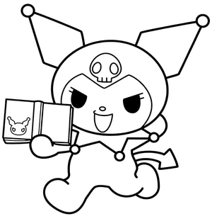 Página para Colorir Página para Colorir Grátis Kuromi