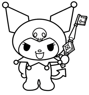 Kuromi com uma Chave