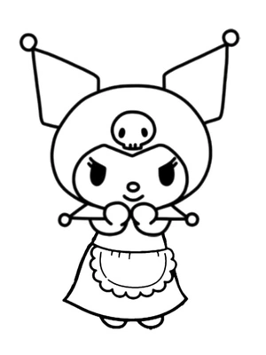 Página para Colorir Querida Kuromi