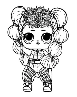 Página para Colorir Nae Nae da coleção LOL Surprise Doll