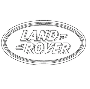 Página para Colorir Logotipo da Land Rover