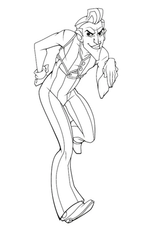 Página para Colorir Robbie Rotten de Lazy Town