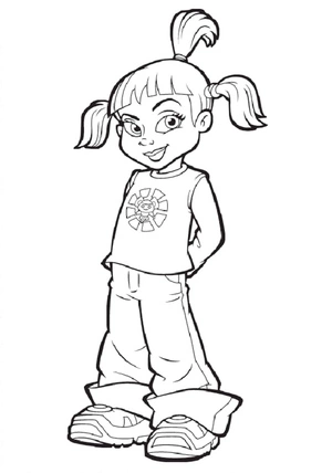 Página para Colorir Trixie de Lazy Town para colorir