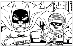 Batman e Robin de Lego