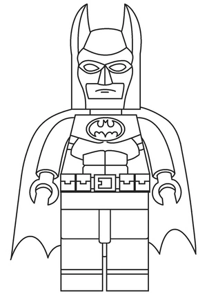 Página para Colorir Página para Colorir Lego do Batman