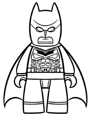 Página para Colorir Batman Lego Legal