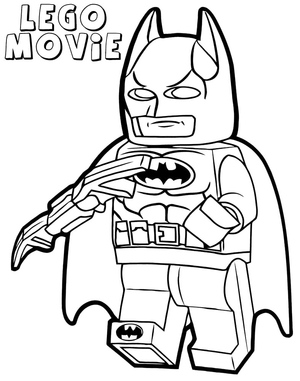 Página para Colorir: The Lego Batman Movie