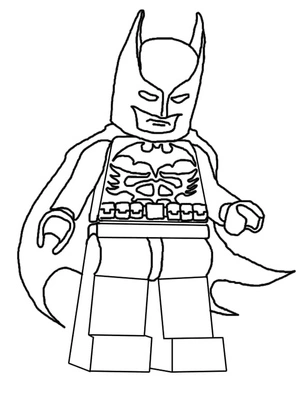 Página para Colorir Lego Batman Desenho Livre - Página para Colorir