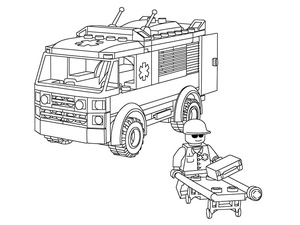 Ambulância em Lego City