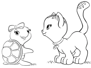 Página para Colorir Animais de Lego dos Amigos