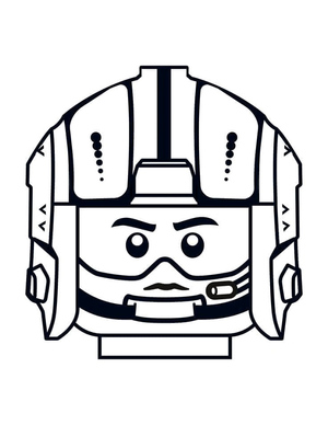 Página de Colorir Grátis Lego Star Wars