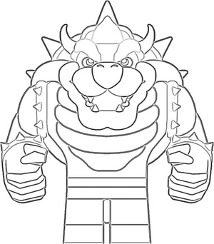 Bowser do Lego