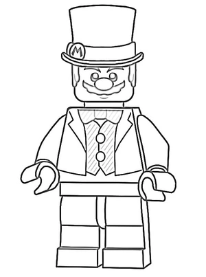 Página para Colorir Página de Colorir Grátis Lego Super Mario