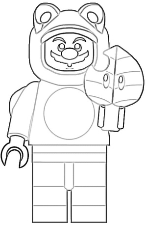 Lego Mario Tanooki
