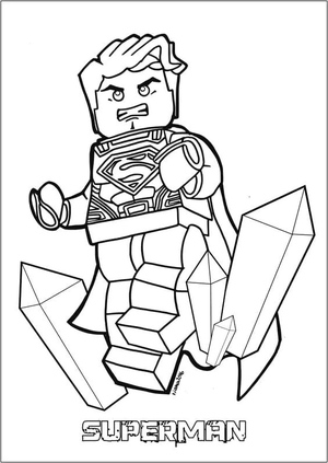 Superman Lego Furioso