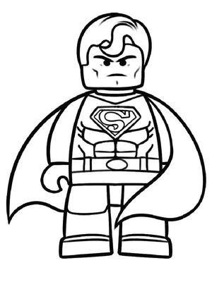 Super-herói Lego Superman