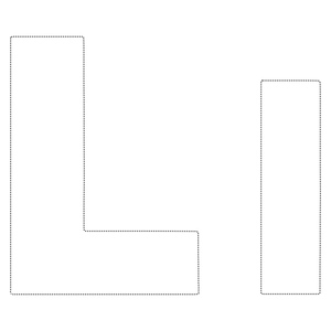 Contornando a Letra L - Básico