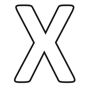 Letra X Básica