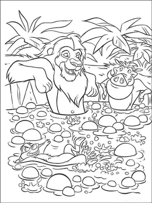 Simba, Timão e Pumba