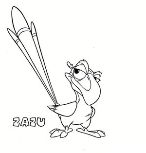 Zazu de O Rei Leão