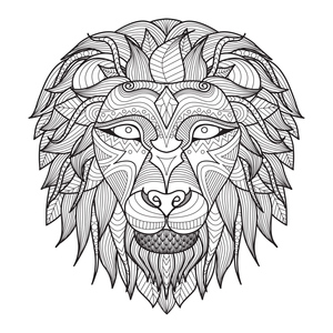 Mandala Leão Gentil