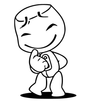 Página para Colorir Charmoso Sackboy