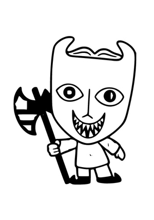 Trava, estilo Chibi de O Estranho Mundo de Jack