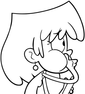 Página para Colorir da Lori Loud