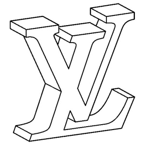 Logo 3D Louis Vuitton