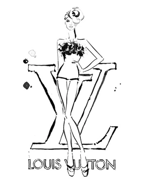 Página para Colorir Página para Colorir Louis Vuitton