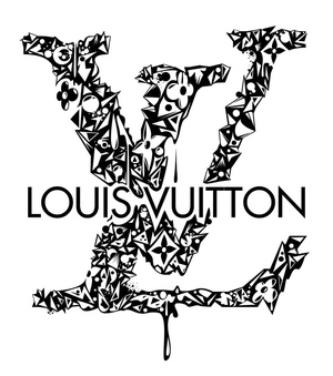 Página para Colorir Louis Vuitton para Imprimir