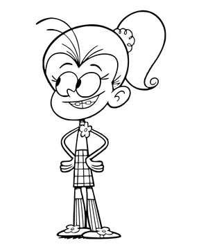 Página para Colorir Página para Colorir do Luan Loud