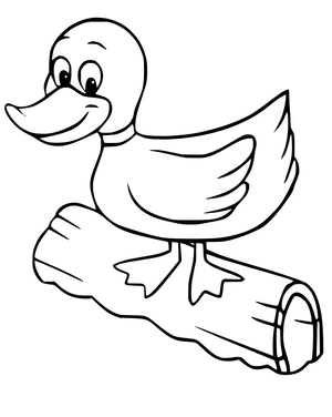 Página para Colorir Pato-doce Mallard