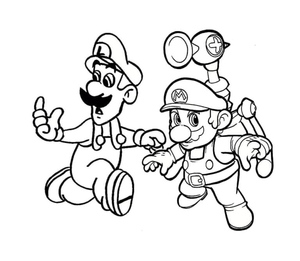 Mario e Luigi em Ação