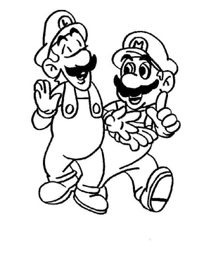 Mario e Luigi passeando