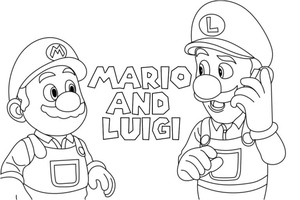 Mario e Luigi Simples