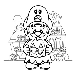 Aventura de Halloween do Mario