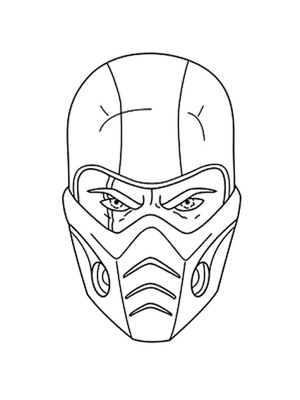 Máscara do Sub Zero