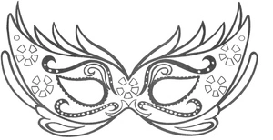 Página para Colorir Herói Mascarado