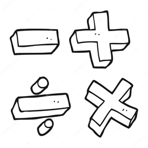 Página para Colorir Impressão de Matemática