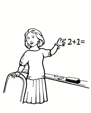 Página para Colorir Atividade de Matemática para Imprimir