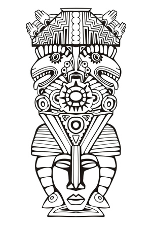 Totem Inspirador Adulto Inca Maia