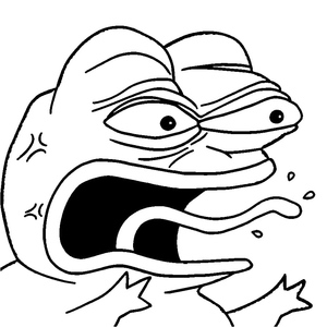 Meme Pepe the Frog Triste