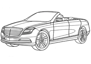 Página para Colorir Mercedes-Benz Ideal