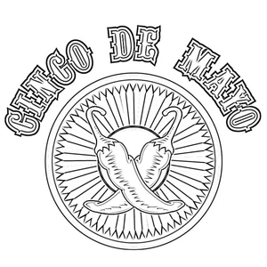 Página para Colorir Página para Colorir Feliz Cinco de Mayo para Imprimir