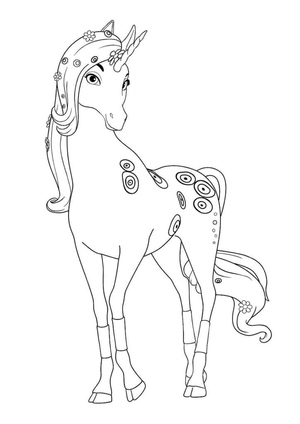 Lyria, a Unicórnio de Mia and Me