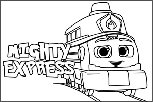 Flicker do programa Mighty Express
