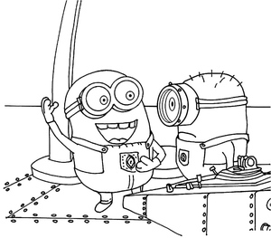 Stuart e George, os Minions