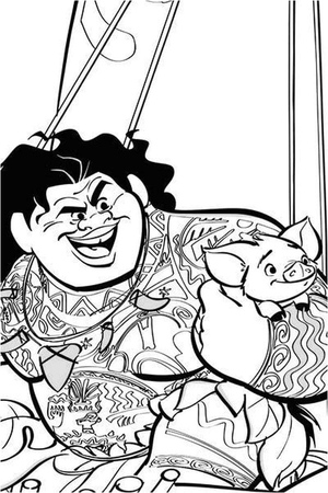 Maui e Seu Amigo Pua