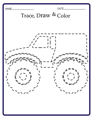 Traçado de Monster Truck